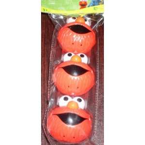 : Sesame Street ELMO! Package of 3 Party Treat Containers, Lunch Box 