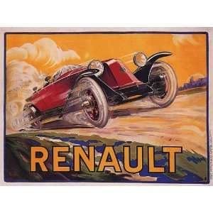  RACE GRAND PRIX FRANCE FRENCH VINTAGE POSTER REPRO 