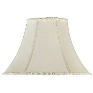  Antique White Bell Lamp Shade 7x16x11 (Spider)
