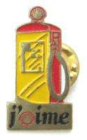 OLD FRENCH JAIME BADGE ADVERTISING SHELL OIL COMPANY x  