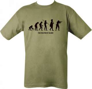 Military EVOLVE EVOLUTION T Shirt Olive Green SAS PARA  