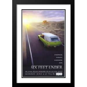  Six Feet Under 20x26 Framed and Double Matted TV Poster 