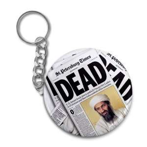  Creative Clam Headlines Osama Bin Laden Dead 2.25 Inch Key 