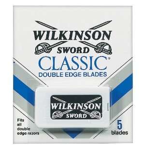  Schick Wilkinson Sword Double Edge Blade Refills 5 ct 