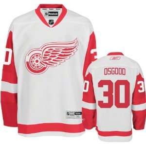  Chris Osgood Premier Jersey Detroit Red Wings #30 White 