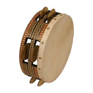 Egyptian TAMOURINE DRUM Riq Inlay Frame Drums  