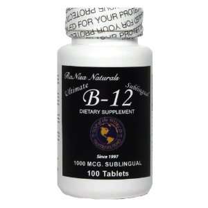  RaNisa Naturals Vitamin B 12 Sublingual, 100 Tablets 