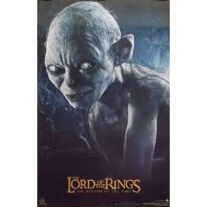  Lord Of The Rings 23x35 Return King Gollum Movie Poster 