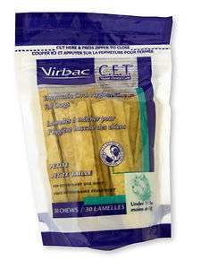 New Virbac Cet Dog Dental Chews Petite 30 Count Easy To Digest Oral 