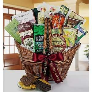 Housewarming Deluxe Gourmet Food Gift Baskets  Grocery 