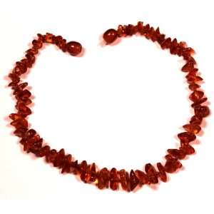  Original Baltic Amber Teething Necklace for Baby   Cognac 