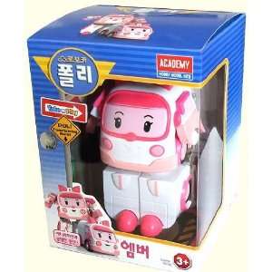  Robocar Poli Transformer Toy   Amber: Toys & Games