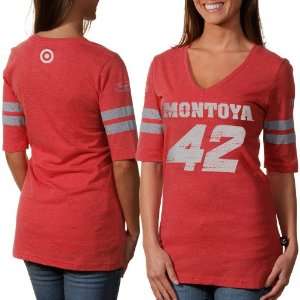  NASCAR Chase Authentics #42 Juan Pablo Montoya Ladies Varsity 3/4 