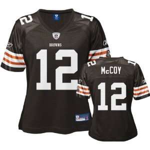  Colt McCoy Brown Reebok NFL Replica Cleveland Browns Women 