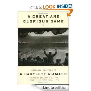 Great and Glorious Game: Baseball Writings of A. Bartlett Giamatti 