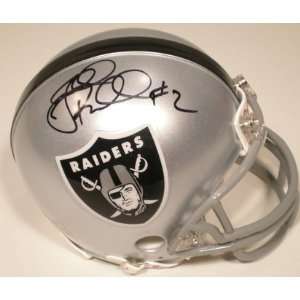 JaMarcus Russell Autographed Oakland Raiders Riddell Helmet