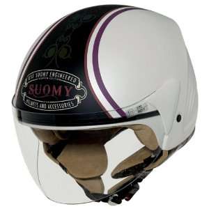  Suomy Jet Light Morph White X Large Open Face Helmet Automotive