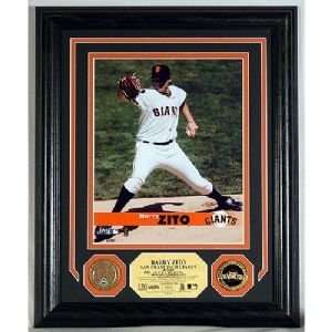 com Barry Zito Gold And Infield Dirt Coin Photo Mint W/24Kt Gold Coin 