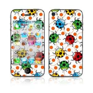 Apple iPhone 4 Skin   Ladybugs