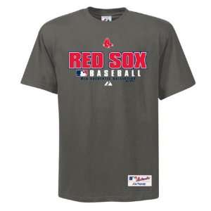  Men`s Boston Red Sox Granite Practice T shirt Sports 