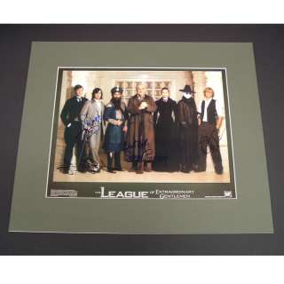 THE LEAGUE OF EXTRAORDINARY GENLEMEN CAST x 4 SIGNED & MOUNTED POSTER