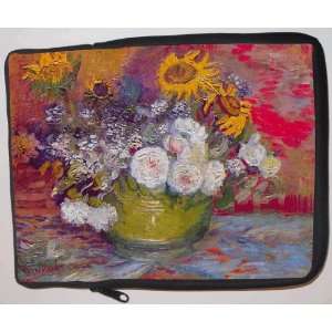  Van Gogh Art Still life with Roses Laptop Sleeve   Note Book 