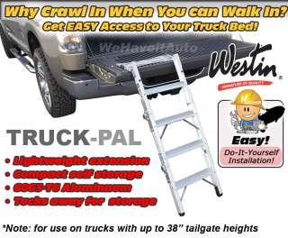 Westin 10 3000 TruckPal Truck Tailgate Bed Step Ladder Chevy Ford 