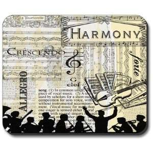    Decorative Mouse Pad Harmony Music Performing Arts: Electronics