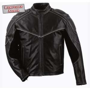  Mens Advanced Armored Apus Leather Motorcycle Jacket 