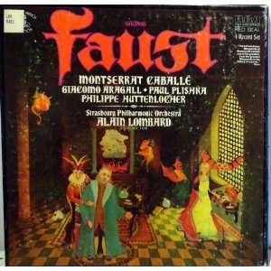  Gounod, Faust, Jean Brun, Huttenlocher, Terzian, 4LPs, RCA 
