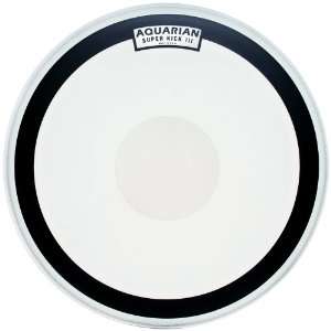  Aquarian Drumheads SKIII22 Super Kick III Single 22 inch Bass Drum 