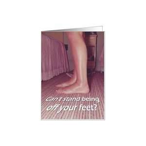  Get Well Achilles Tendon Surgery   FUNNY Card: Health 