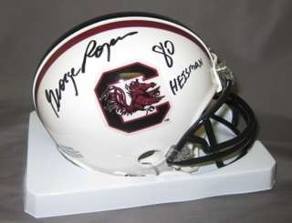 George Rogers Autographed South Carolina Mini Helmet  