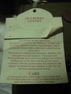 Mulberry England Camera Shoulder Sports Bag Unisex NWT  