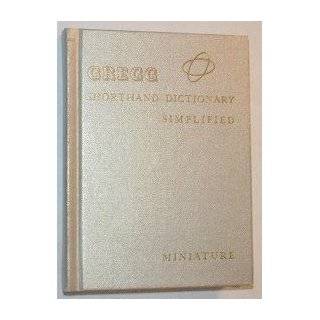 Gregg Shorthand Dictionary Simplified, Miniature