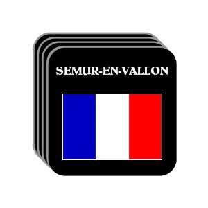  France   SEMUR EN VALLON Set of 4 Mini Mousepad Coasters 