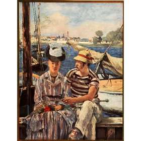  1937 Print Edouard Manet Argenteuil Les Canotiers Boating 