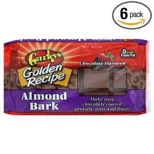 Gurleys Gurley Chocolate Almond Bark: Grocery & Gourmet Food
