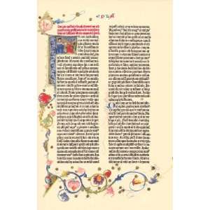  Gutenberg Bible St. Jeromes Introduction Illuminated 