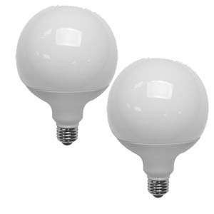  TCP 14w G25 Globe Compact Fluorescent Bulbs 2 Pack 