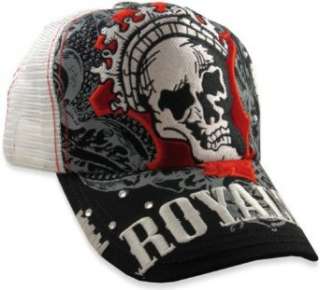  Rebel Spirit Crowned Royalty Trucker Hat #77: Clothing