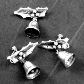  GALLEGOS PIN EARRINGS MEXICAN STERLING SILVER HOLLY BELL 15013  
