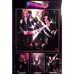 Judas Priest Rob Halford Original 80s 23x35 Poster 