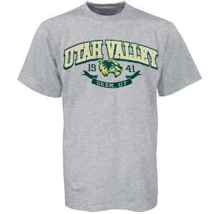 Utah Valley State Wolverines Ash School Pride T shirt 