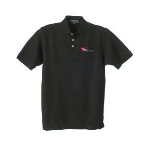  Trijicon Polo Short   Sleeve Black Shirt XL: Sports 