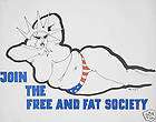   vintage poster tomi ungerer political anti american obese 1960s