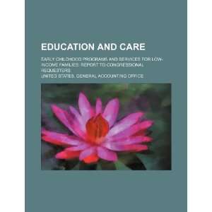  Education and care early childhood programs and services 