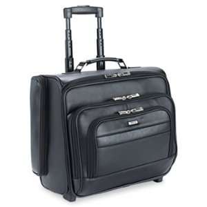  SOLO D9644   Rolling Laptop Case/Overnighter, Leather, 15 