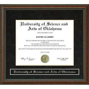   Science and Arts of Oklahoma (USAO) Diploma Frame: Sports & Outdoors