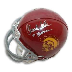   Charles White USC Mini Helmet Inscribed Heisman 79: Sports & Outdoors